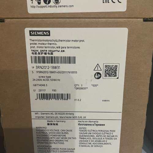 3RN2012-1BW31  热敏电阻电机保护继电器 标准评议价