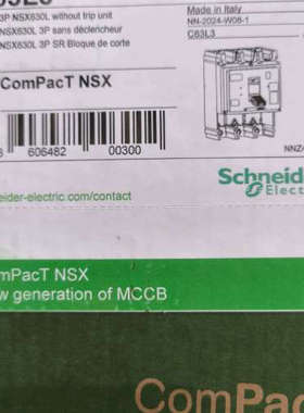 塑壳断路器本体  C63L3  NSX630L 3议价
