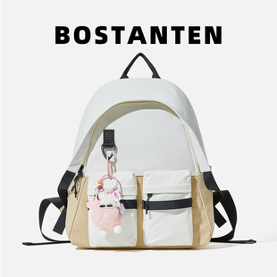 波斯丹顿2025新款小众不撞款户外旅行大容量学生书包双肩背包男女