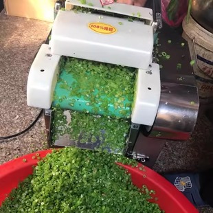 商用纯铜电机切菜机海带鱿鱼切丝小米椒泰椒辣椒韭菜葱切丁切段机