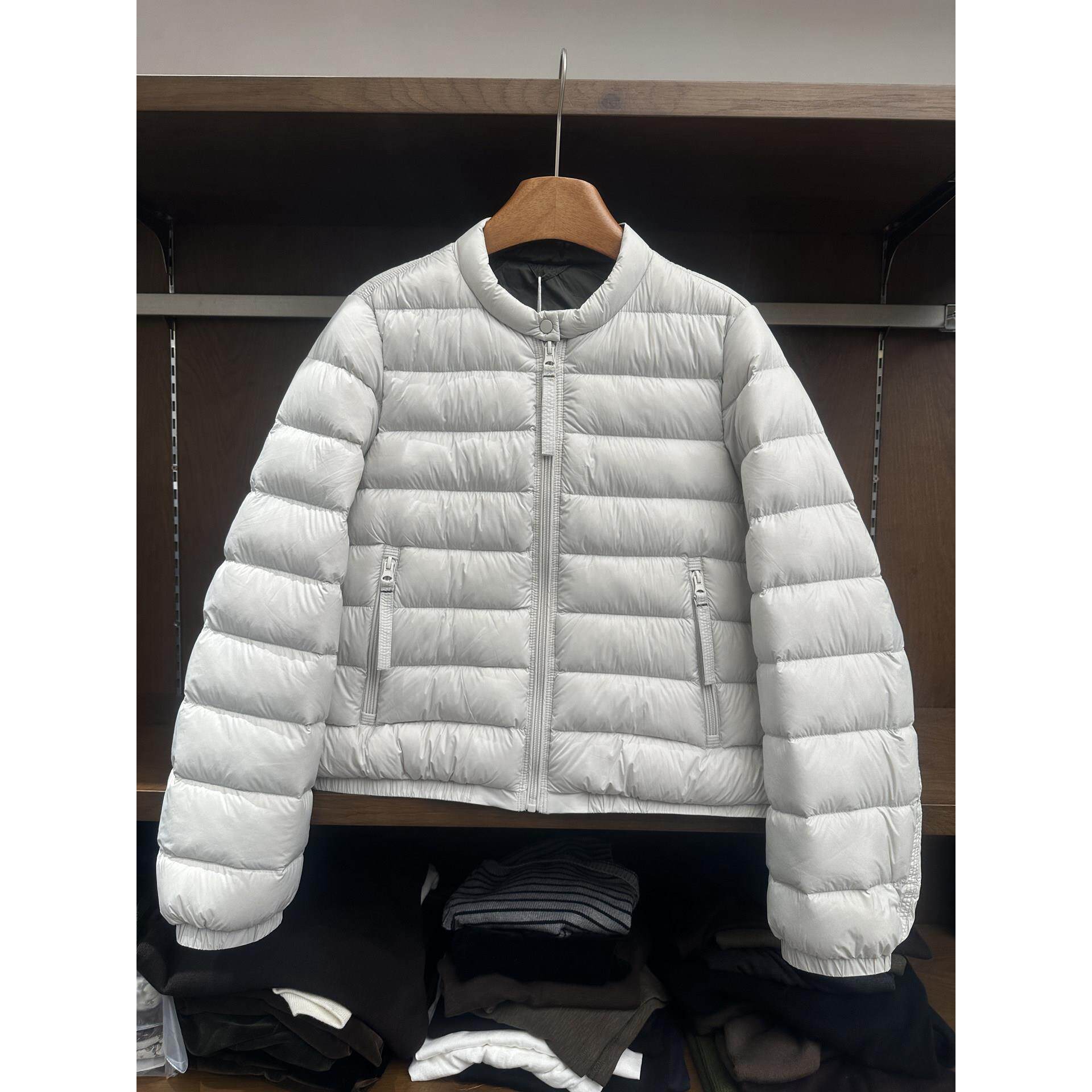 实体女装秋冬立领拉套链羽绒女短轻便款保暖拉链口袋服外百搭气质