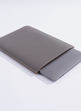 适用于苹果MacbookPro14寸真皮笔记本电脑包M2 M3无磁内胆包16寸 Air13.6防水保护套13寸简约商务皮套