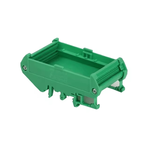 双层PCB模组架UM72mm宽卡槽DIN导轨安装线路板外壳PCB支架