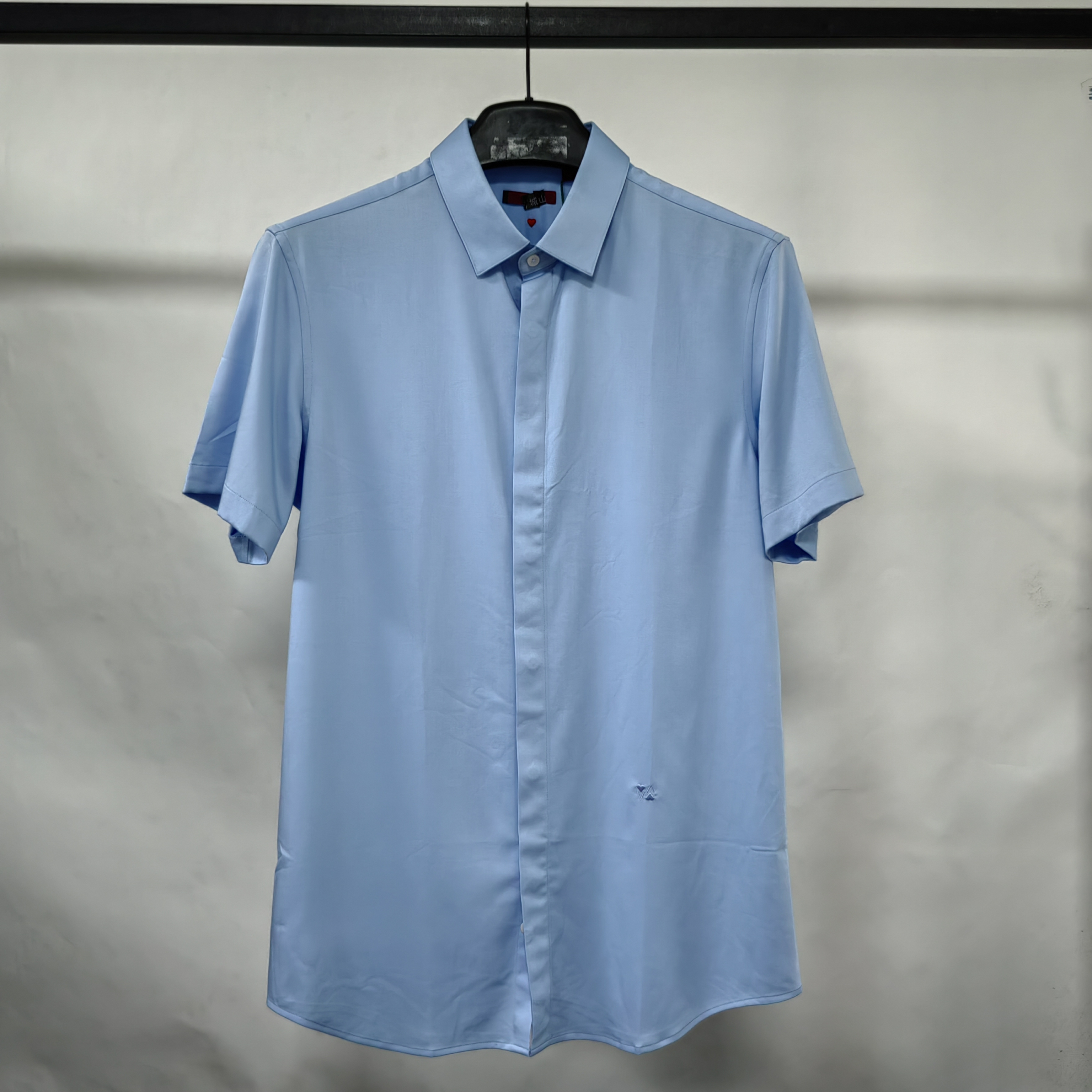 威可家  高端商务衬衫  男士时尚休闲短袖衬衫2518 T4H2
