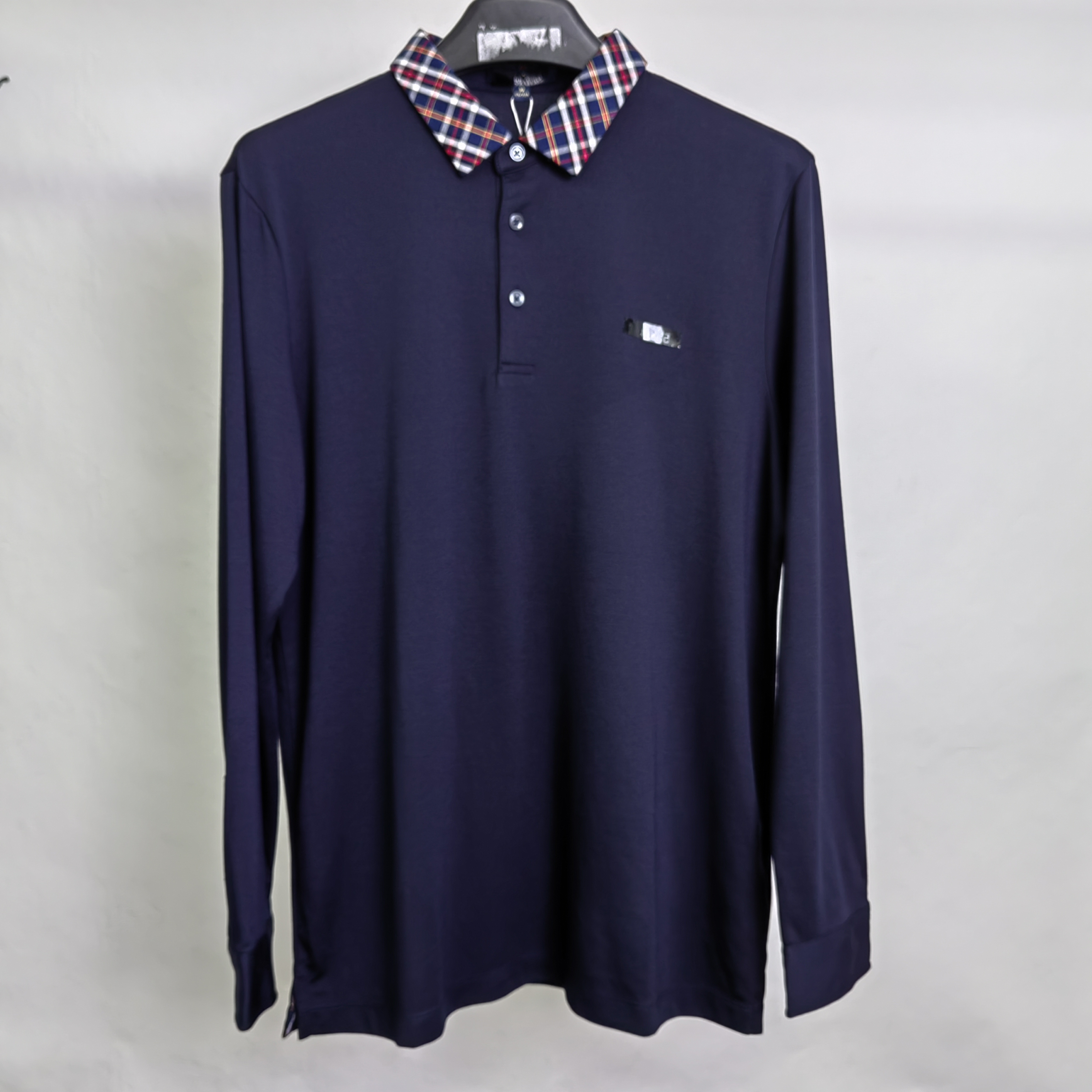 梦家  高端商务T恤  男装时尚休闲长袖T恤T2435