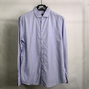 意大利进口纯棉面料 衬衫 男士 休闲长袖 T2747 时尚 卡尔牌高端品牌