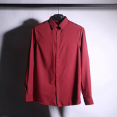 新浪 威可家中国红 特价 男士 职业装 24043C7 衬衫 伴郎衬衫 长袖