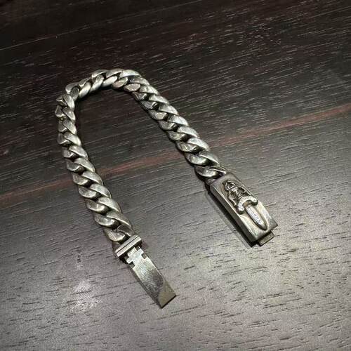 克罗心细款宝剑ID手链
