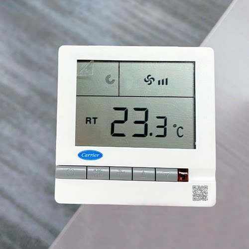 carrier开利中央水空调液晶温控器 风机盘管三速开关面板TMS710SA