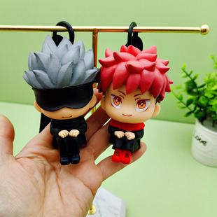 咒术回战五条悟钥匙扣虎杖悠仁五条悟动漫周边书包挂件挂饰礼物