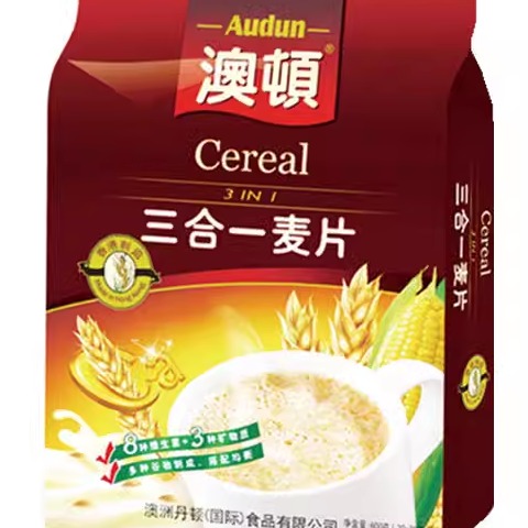 澳顿代餐即食三合一麦片