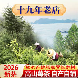 张家界特级芽尖莓茶朵芽明前芽头霉茶永顺野生龙须藤茶林露旗舰店