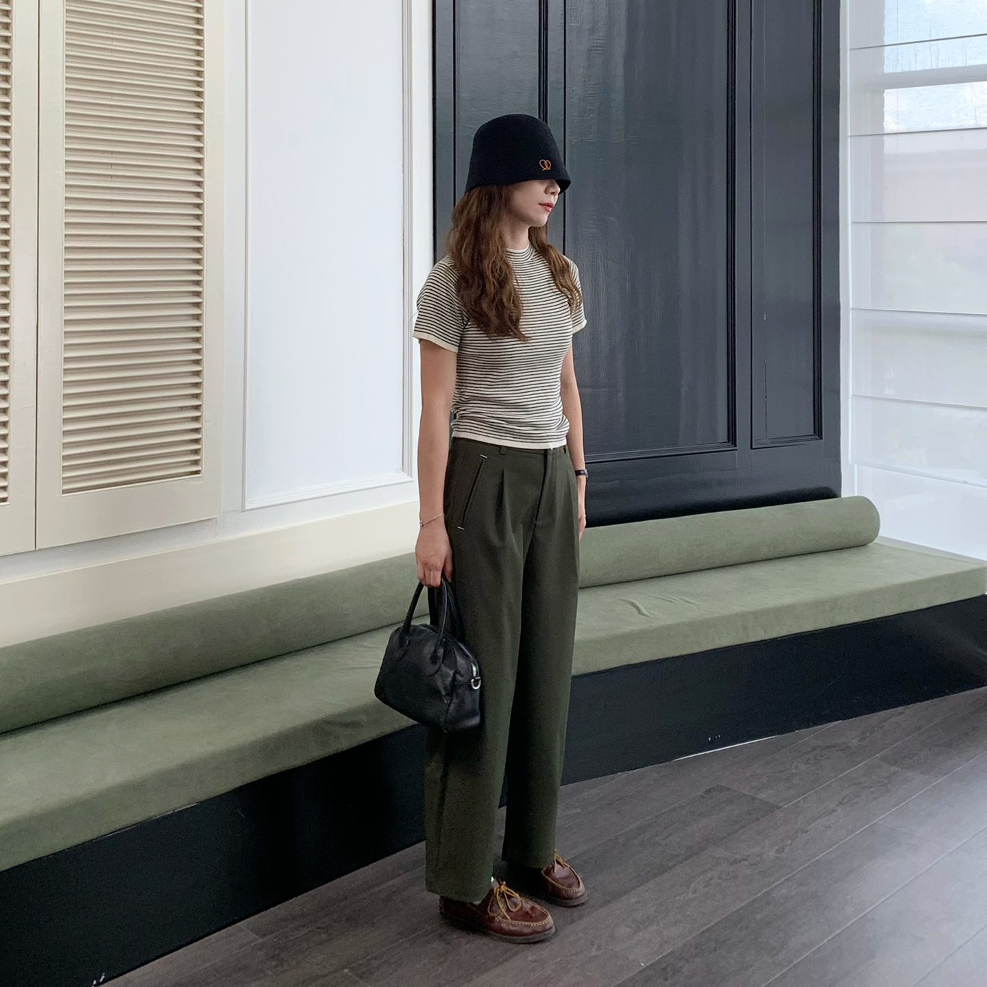 直筒挺阔宽松休闲西装裤