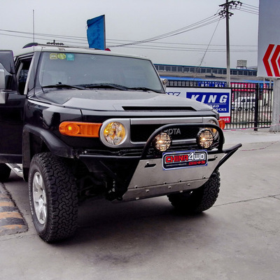 FJCRUISER定制竞技前杠-酷路泽改装超轻量化支持安装管杠四驱中国