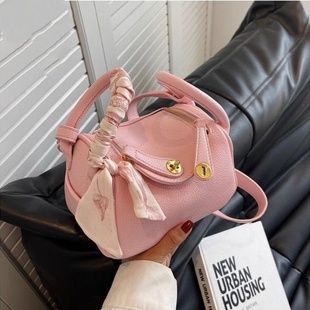 单肩斜挎包小众百搭 宽肩带高配版 百搭流行凯莉包2025新款 时尚