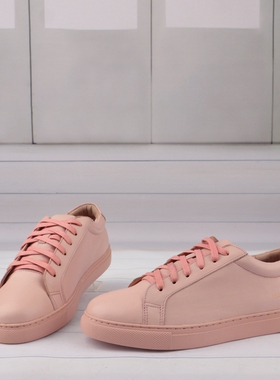 35-36码牛皮面羊皮里真皮圆头系带甜美女鞋子日常休闲板鞋X107-2