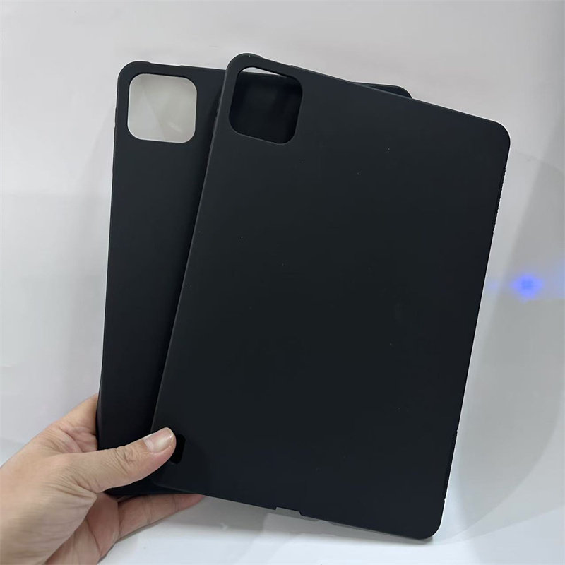适用小米平板7spro保护套12.5英寸保护套2025新款防摔Xiaomi Pad7Ultra柔光版黑色硅胶磨砂外壳小米7/7pro壳
