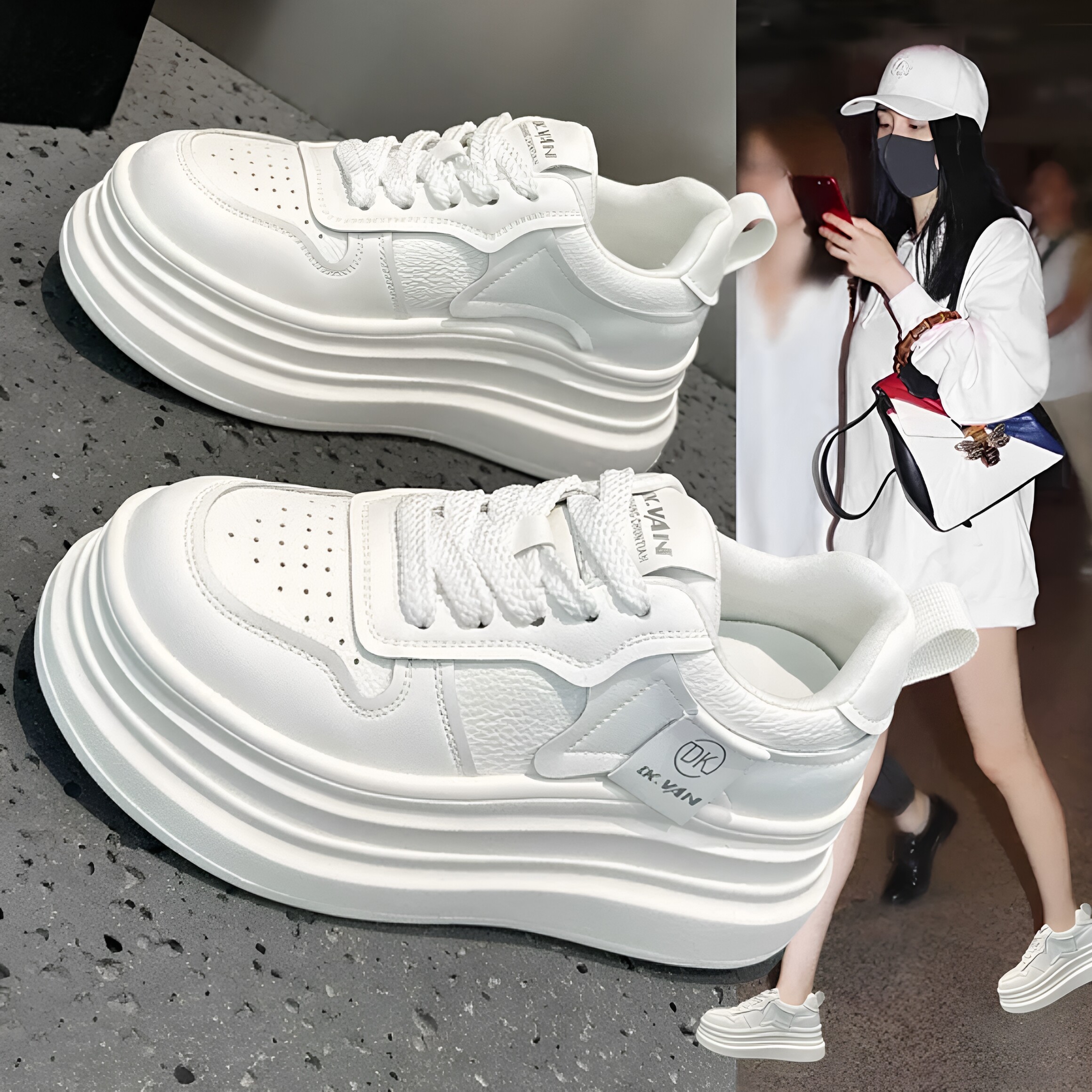 秋季超火小白鞋女鞋子新款爆款