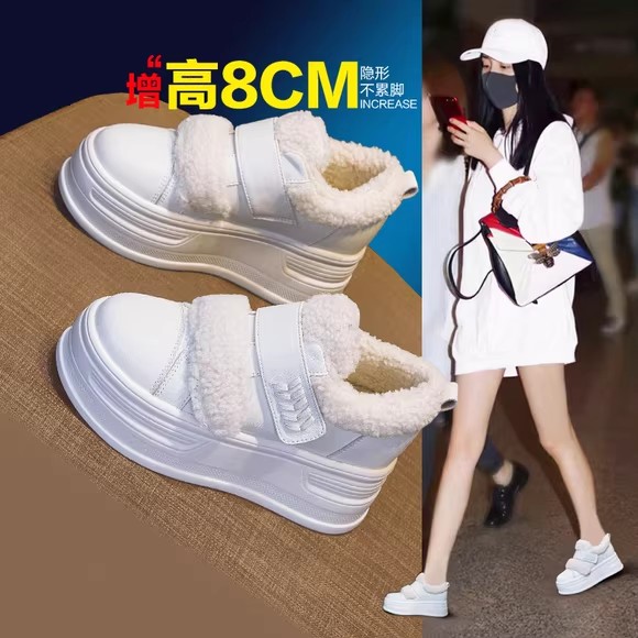 厚底毛毛鞋女外穿冬季新款网红