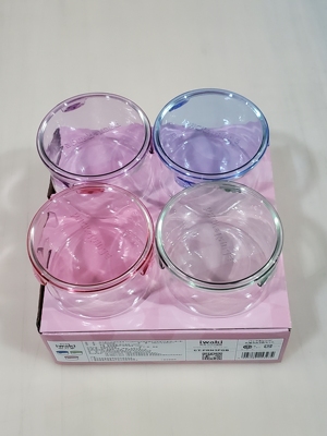 iwaki耐热玻璃保鲜盒圆形490ml