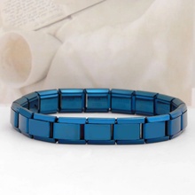 Trendy Square Italy Stainless Steel Bracelets For Women Men