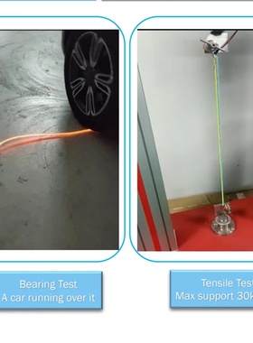 Rechargeable luminous LED dog leashes adjustable brightness