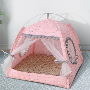Sleep Pup Tent Kitten For House Hut Cave Summer Cat Pet