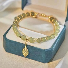 Chinese Style Green Hetian Jade Bracelet For Women Vintage