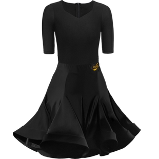 CONNY拉丁舞比赛规定服女童舞蹈专业演出服装少儿练功连衣分体裙