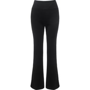 康尼舞蹈练功裤子女现代拉丁跳舞形体长裤加绒厚款微喇叭宽松外穿