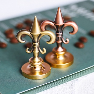 法式礼品骑士文化复古印章用手柄金属礼品火漆章适用手柄