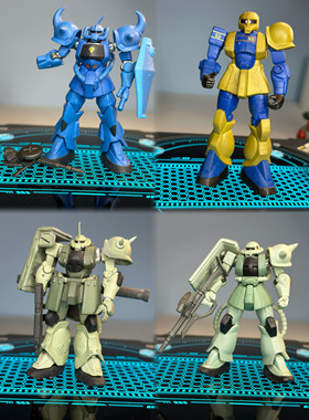 万代食玩机动战士高达 fw gundam standart，fw高达站姿艺术 扎古