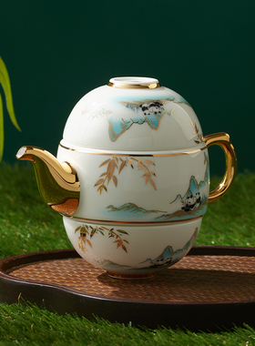 【任选3件包邮】成都文创纪念品 锦绣天府熊猫元素旅行茶具