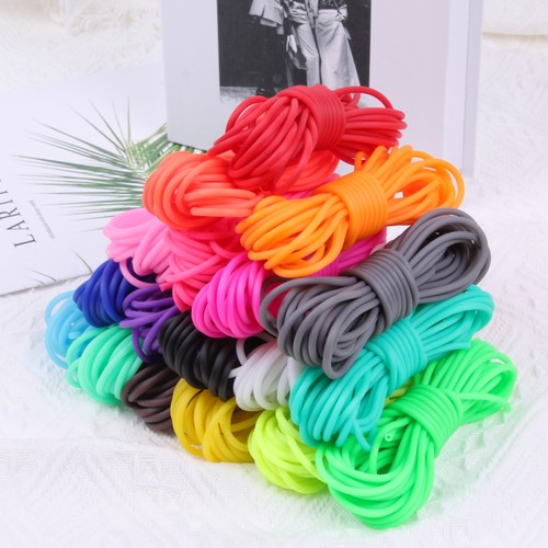 手工编织糖果色项链饰品配件