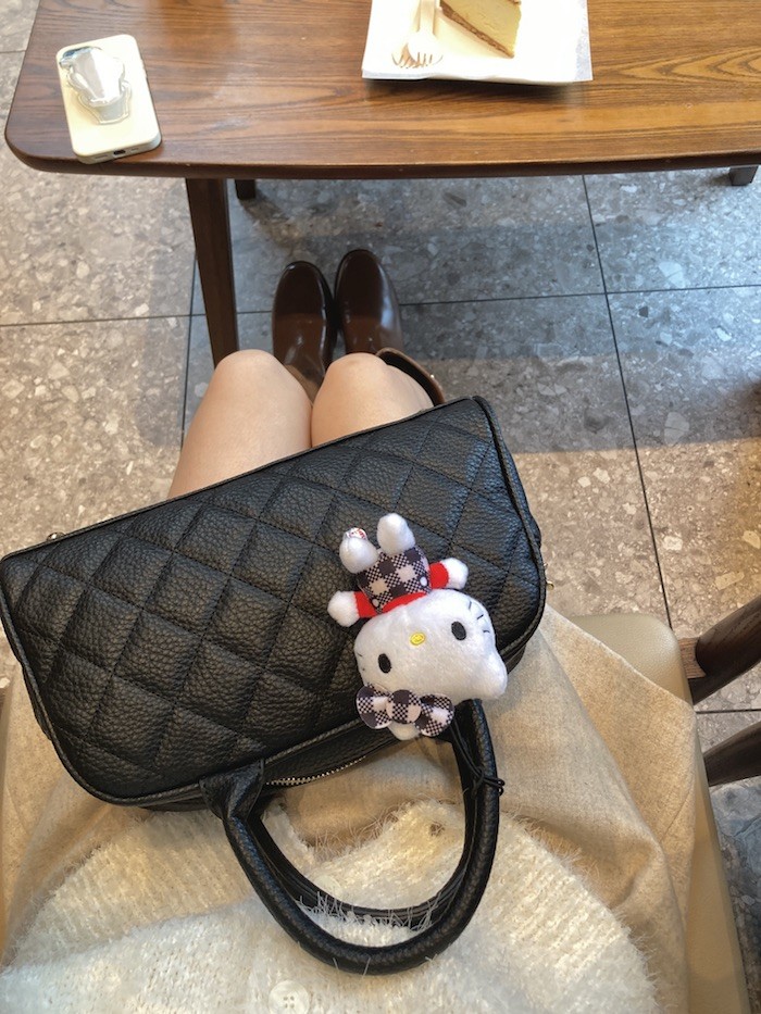 手提包菱格中日韩IAC自制秋冬