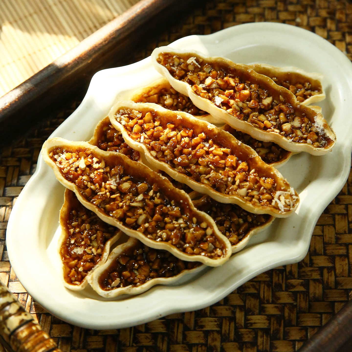 刘瑞斋小船酥杭州特色糕点一盒酥桂花玫瑰黑糖肉松蔓越莓西湖景区