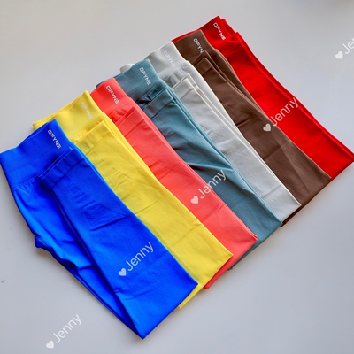 Dfyne蜜桃健身长裤女Impact提臀紧身收腹瑜伽撸铁九分裤速干透气