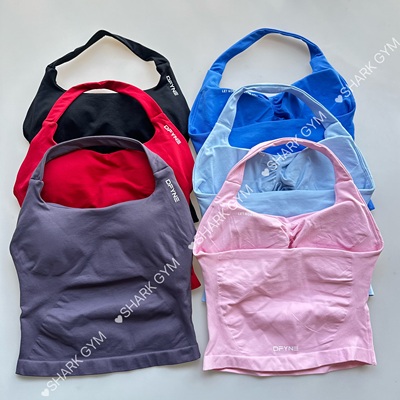 DFYNE健身挂脖背心女速干透气瑜伽大露背