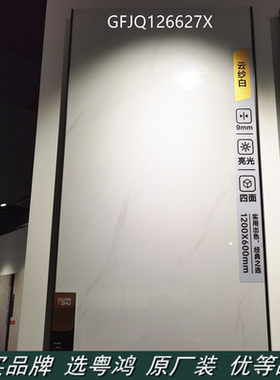 冠珠子母砖 亮光砖 GFJQ126627X GF-DIQ1T84627X 云纱白