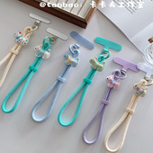 可爱卡通时尚 潮流小狗手机短挂绳可调节手腕绳ccd相机挂链潮男女
