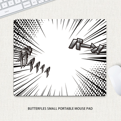 鼠标垫超小号便携笔记本电脑桌面垫护手腕垫迷你动漫写字台滑鼠垫