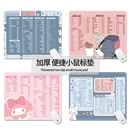 快捷键大全鼠标垫小号护手腕垫笔记本电脑锁边加厚家用办公桌垫