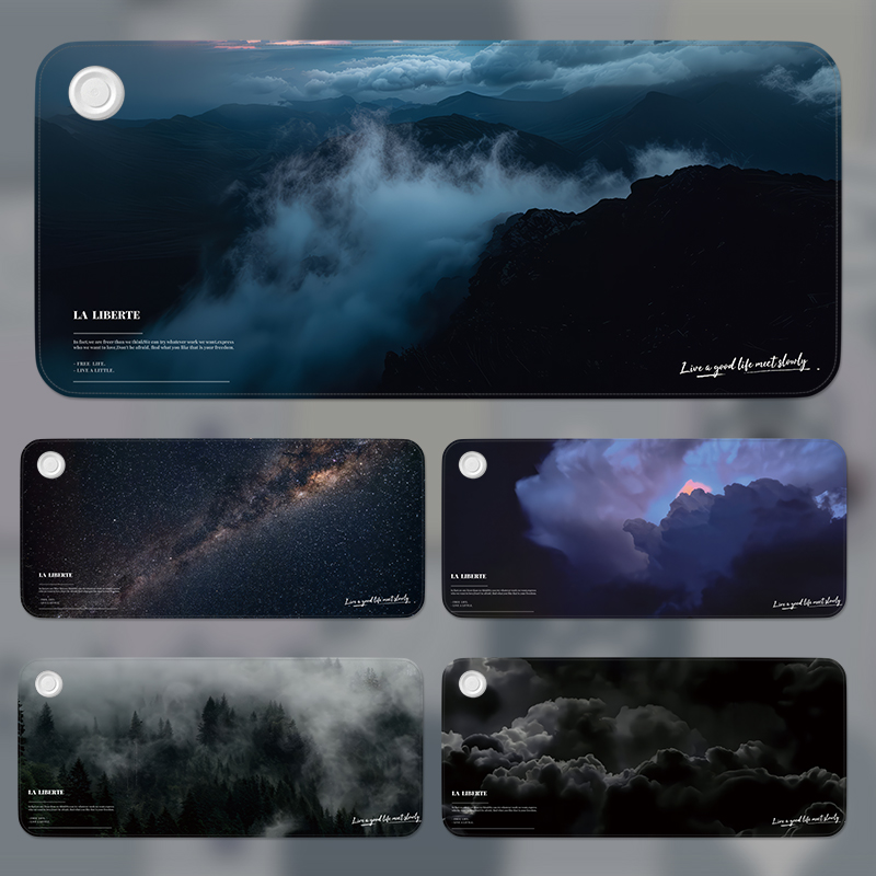 冷淡风加热鼠标垫超大办公加热桌垫电脑桌面暖手垫电热键盘垫子