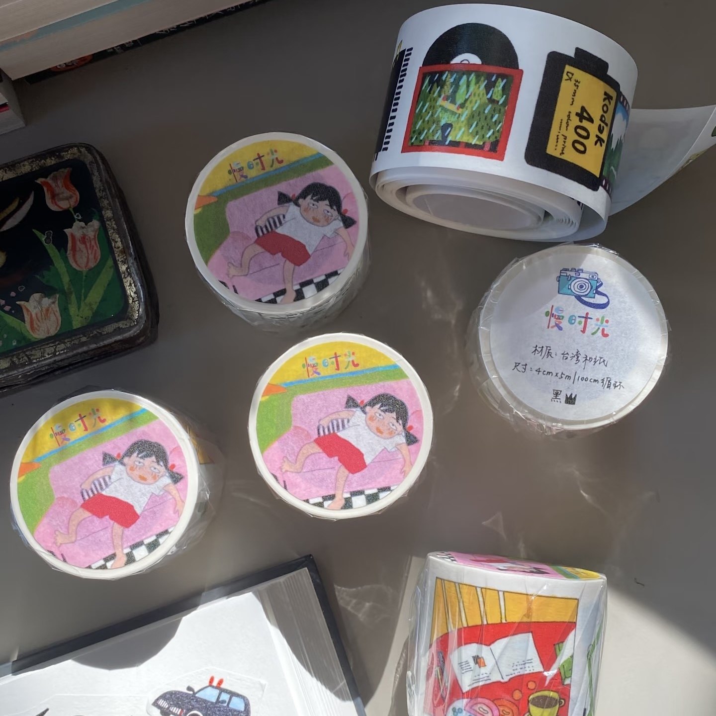 【分装】黑山慢时光日常生活人物手帐胶带切膜台湾和纸手帐素材,文具电教/文化用品/商务用品,和纸胶带,淘宝优惠券,粉丝福利购,淘宝优惠卷