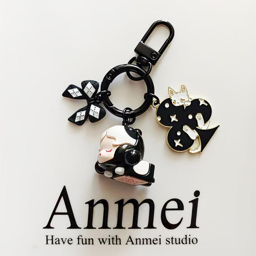搓一搓发财麻将泡泡成都sp萌粒DIY钥匙扣包包小挂件挂饰礼物