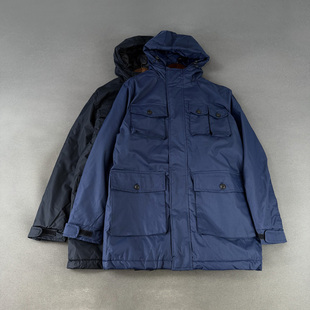 棉服连帽棉衣派克服外套男 M65工装 英国单 秋冬防风防水保暖中长款