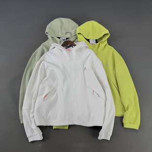 华夫格肌理山系户外运动连帽卫衣夹克外套男女情侣款 柜599 春季