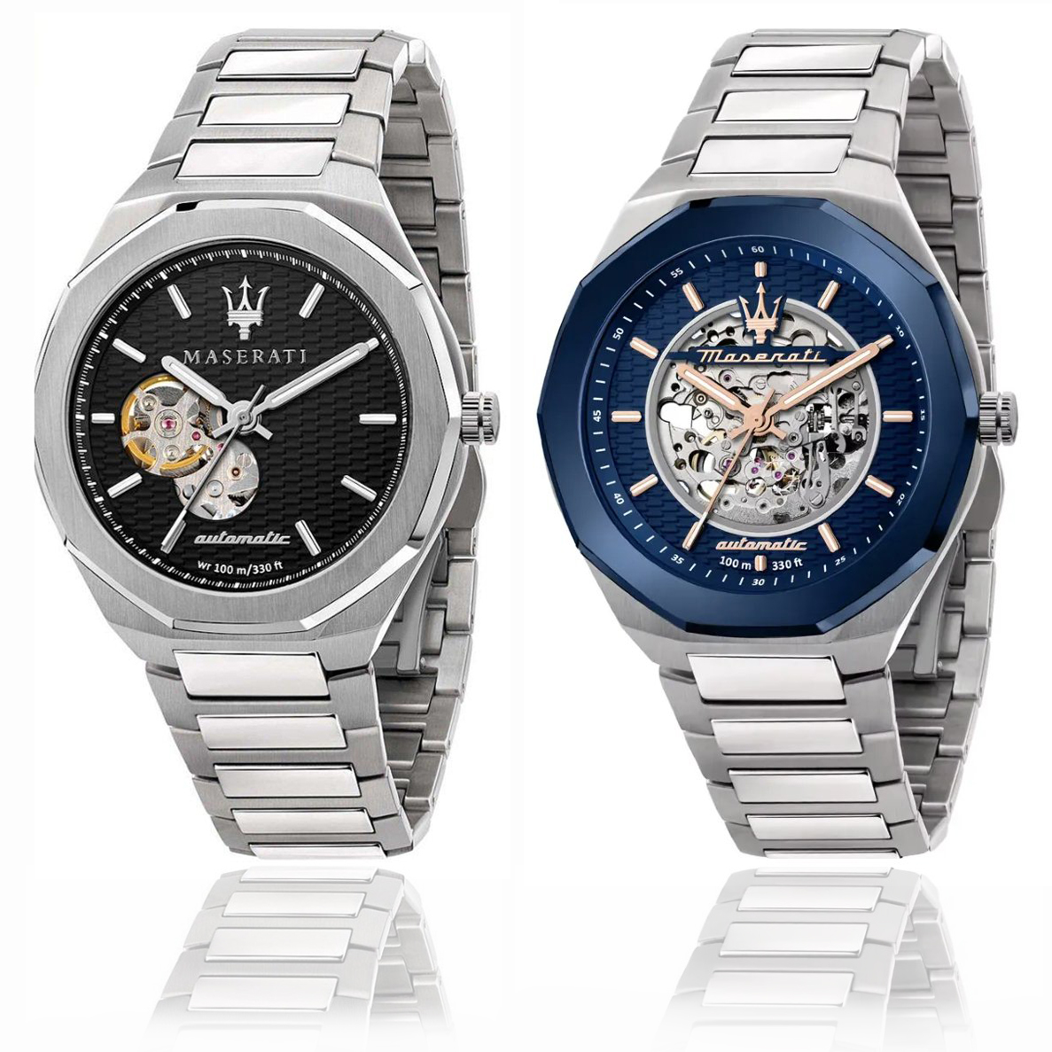 玛莎拉蒂手表不锈钢自动机械表