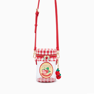 lolita果冻透明包包女泰国小众设计斜挎包可爱ins少女心手机小包