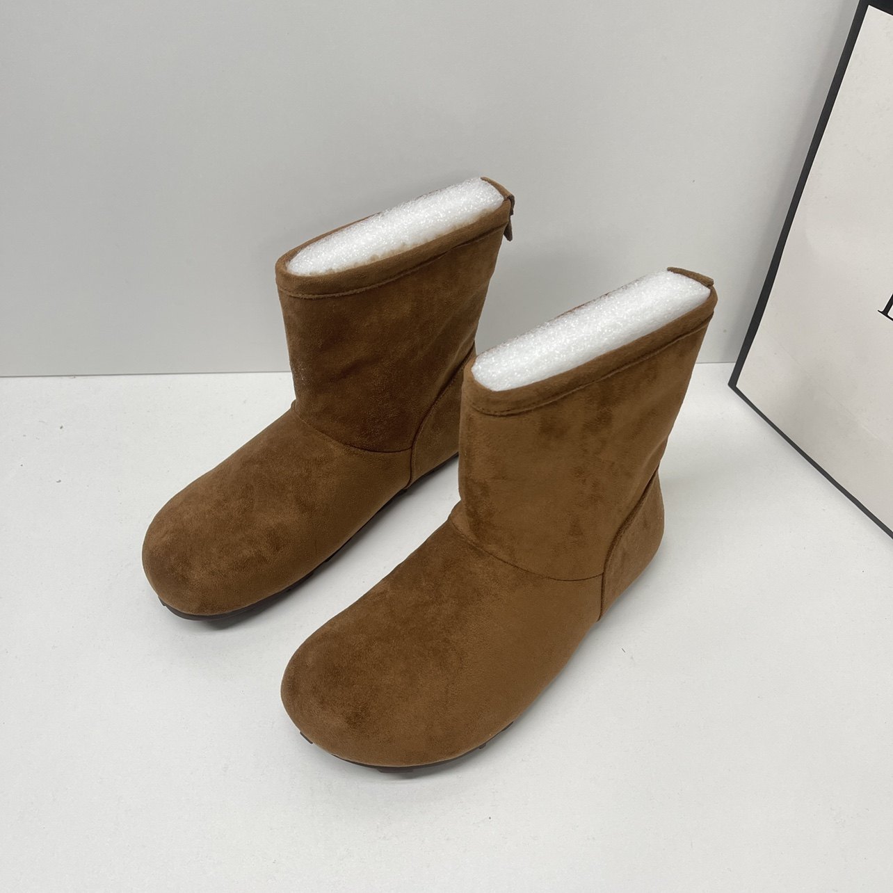 绒面勃肯短靴大头雪地靴